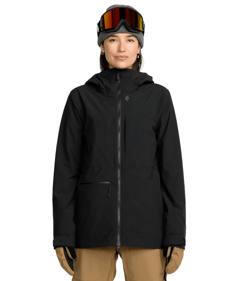 VOLCOM Women's Cloudbreaker Stretch 30K Snow Jacket Black 2026 Women's Snow Jackets Volcom