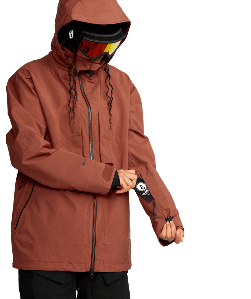 VOLCOM Women's AT Stretch GORE-TEX Snow Jacket Henna 2026 Women's Snow Jackets Volcom