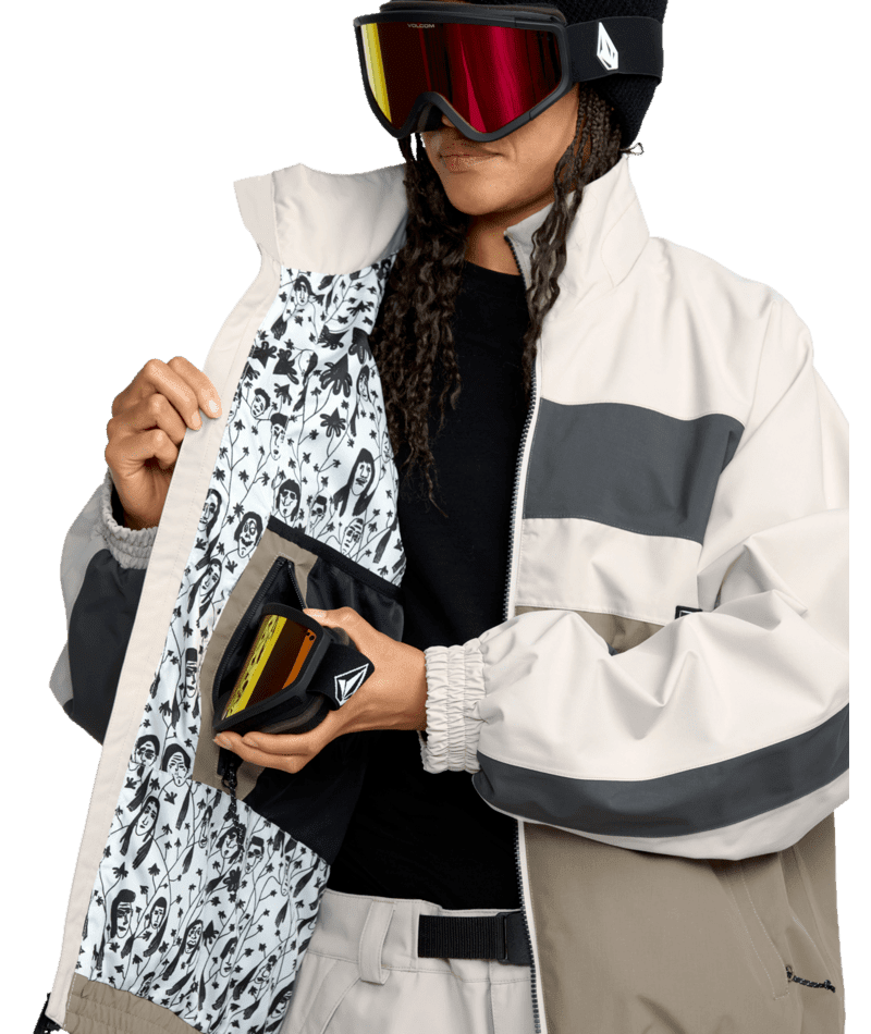 VOLCOM Women's DLM Snow Jacket Stone 2026 Women's Snow Jackets Volcom