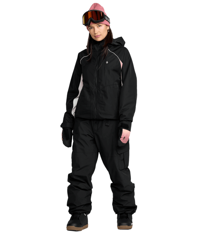 VOLCOM Women's Stone Smokeshow 20K Snow Jacket Black 2026 Women's Snow Jackets Volcom