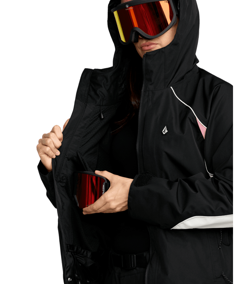 VOLCOM Women's Stone Smokeshow 20K Snow Jacket Black 2026 Women's Snow Jackets Volcom