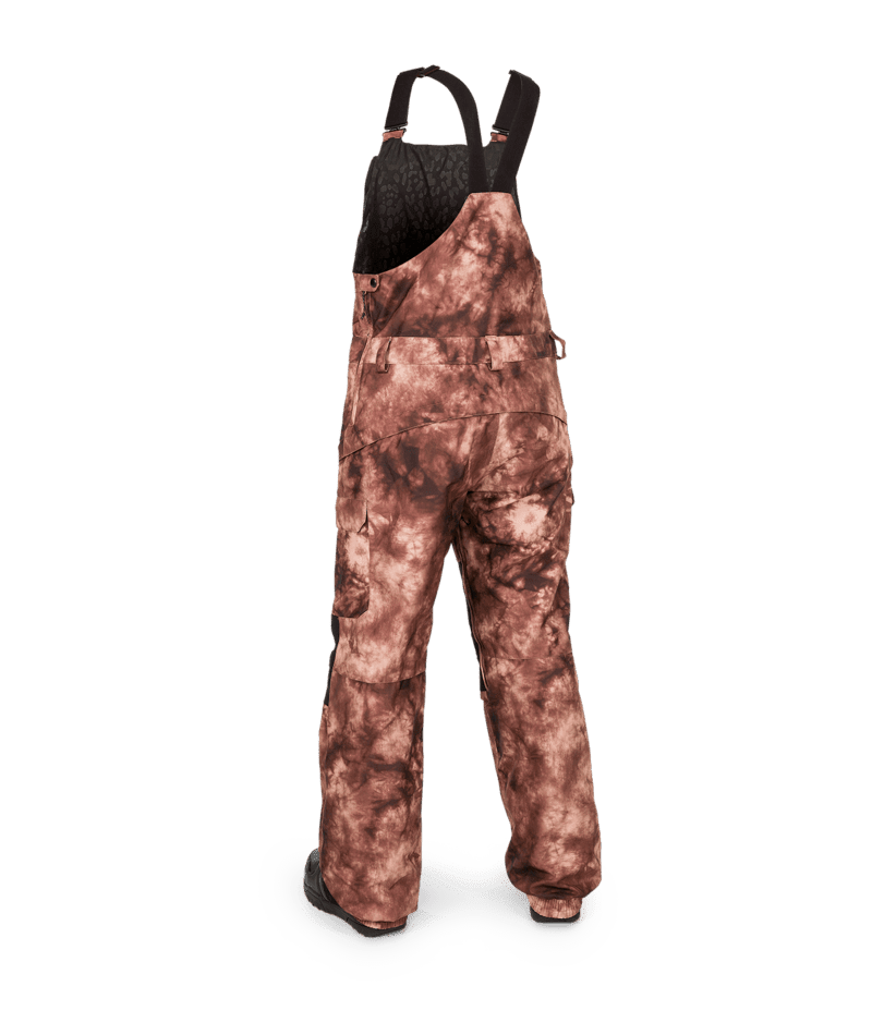 VOLCOM Women's Creston 3D Stretch Bib Overall Snowboard Pants Pink Salt Wash 2024 Women's Snow Bib Pants Volcom