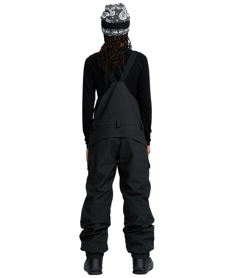 VOLCOM Women's Creston 3D Stretch Bib Snow Pants Black 2026 Women's Snow Bib Pants Volcom