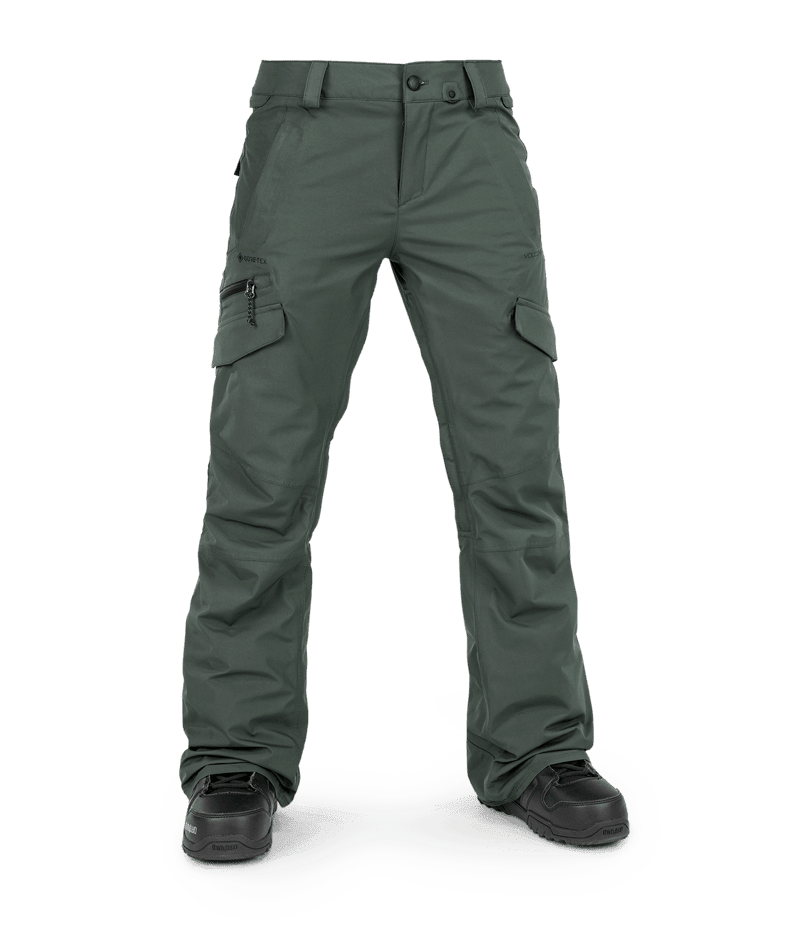 VOLCOM Women's Aston GORE-TEX Snowboard Pants Eucalyptus 2024 Women's Snow Pants Volcom 