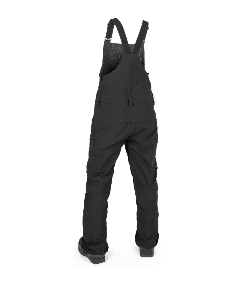 VOLCOM Women's Elm Stretch GORE-TEX Bib Overall Snowboard Pant Black 2025 Women's Snow Bib Pants Volcom