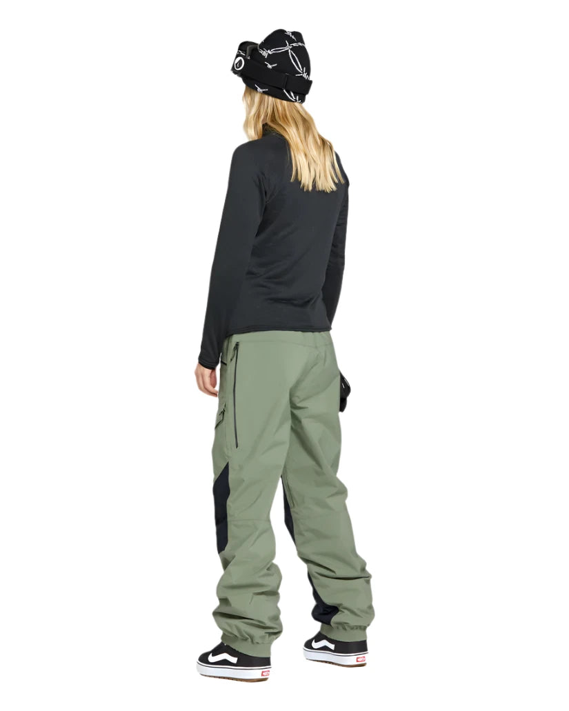 VOLCOM Women's GORE-TEX V.Co AT Snowboard Pant Lichen Green 2025 Women's Snow Pants Volcom