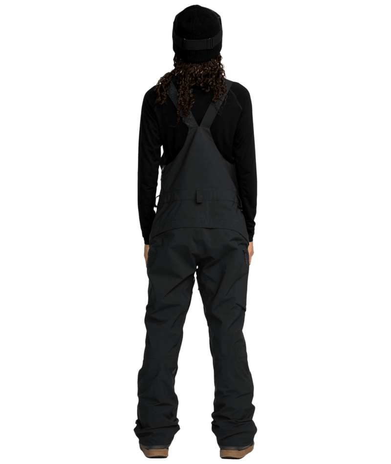 VOLCOM Women's Ash Stretch GORE-TEX Bib Snow Pants Black 2026 Women's Snow Bib Pants Volcom