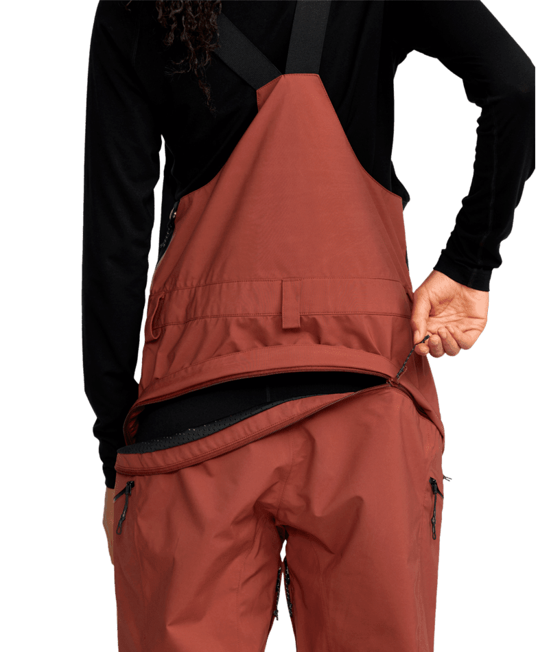 VOLCOM Women's Ash Stretch GORE-TEX Bib Snow Pants Henna 2026 Women's Snow Bib Pants Volcom
