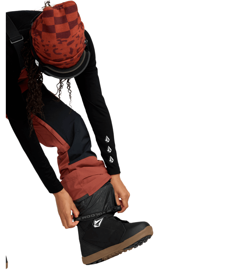 VOLCOM Women's Ash Stretch GORE-TEX Bib Snow Pants Henna 2026 Women's Snow Bib Pants Volcom