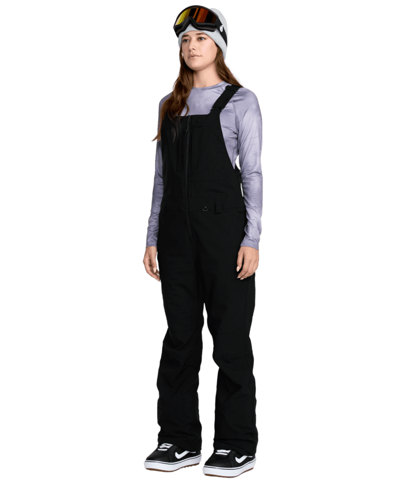 VOLCOM Women's Swift Bib Overall Snow Pants Black 2026 Women's Snow Bib Pants Volcom