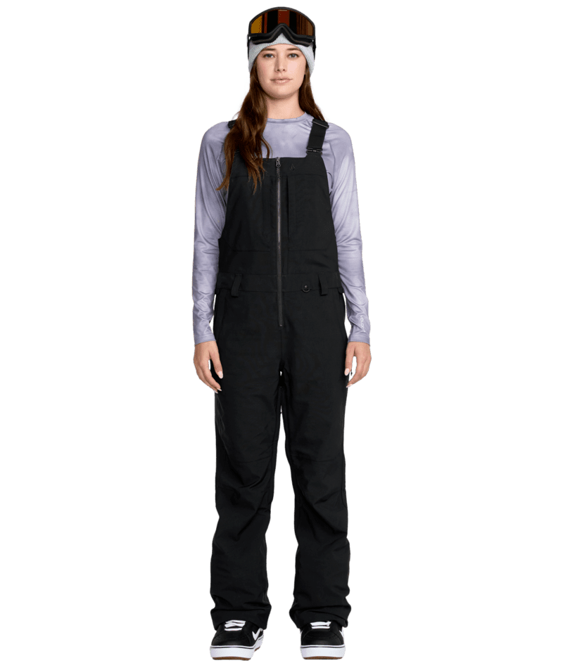 VOLCOM Women's Swift Bib Overall Snow Pants Black 2026 Women's Snow Bib Pants Volcom