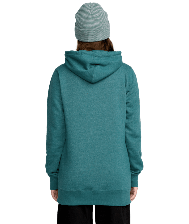 VOLCOM Women's Tower Fleece Pullover Hoodie Atlantic Deep Women's Pullover Hoodies Volcom