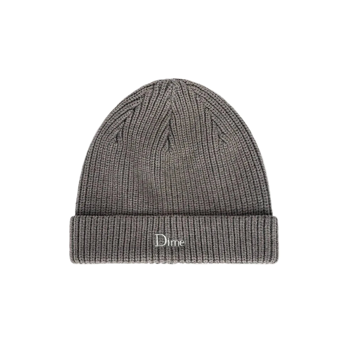 DIME Rib Fold Beanie Dark Grey Men's Beanies Dime MTL