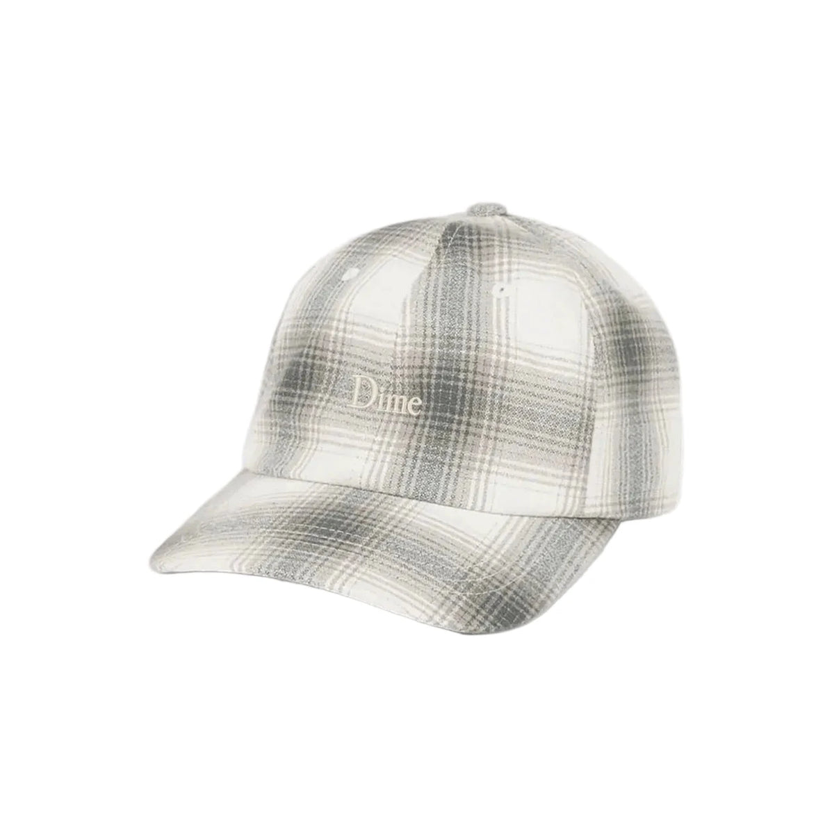 DIME Flannel Low Pro Cap Light Grey Men's Hats Dime MTL