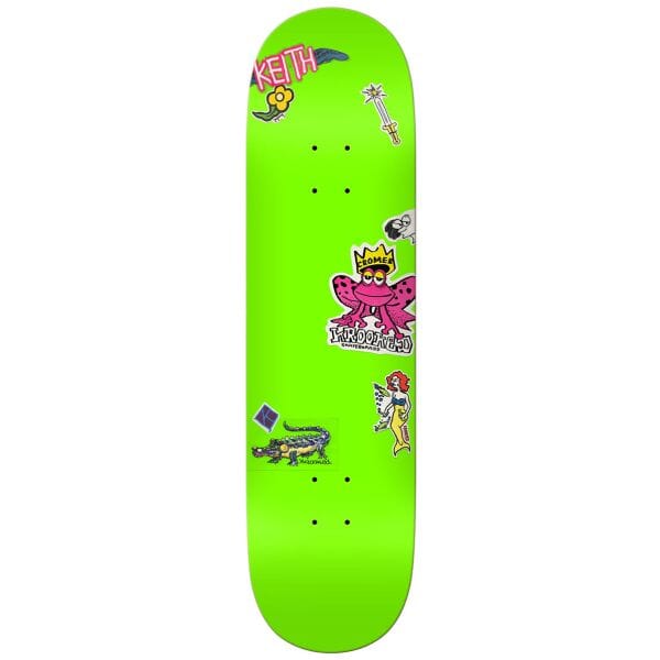 KROOKED Cromer Neon Sticker Skateboard Deck 8.25 Skateboard Decks Krooked