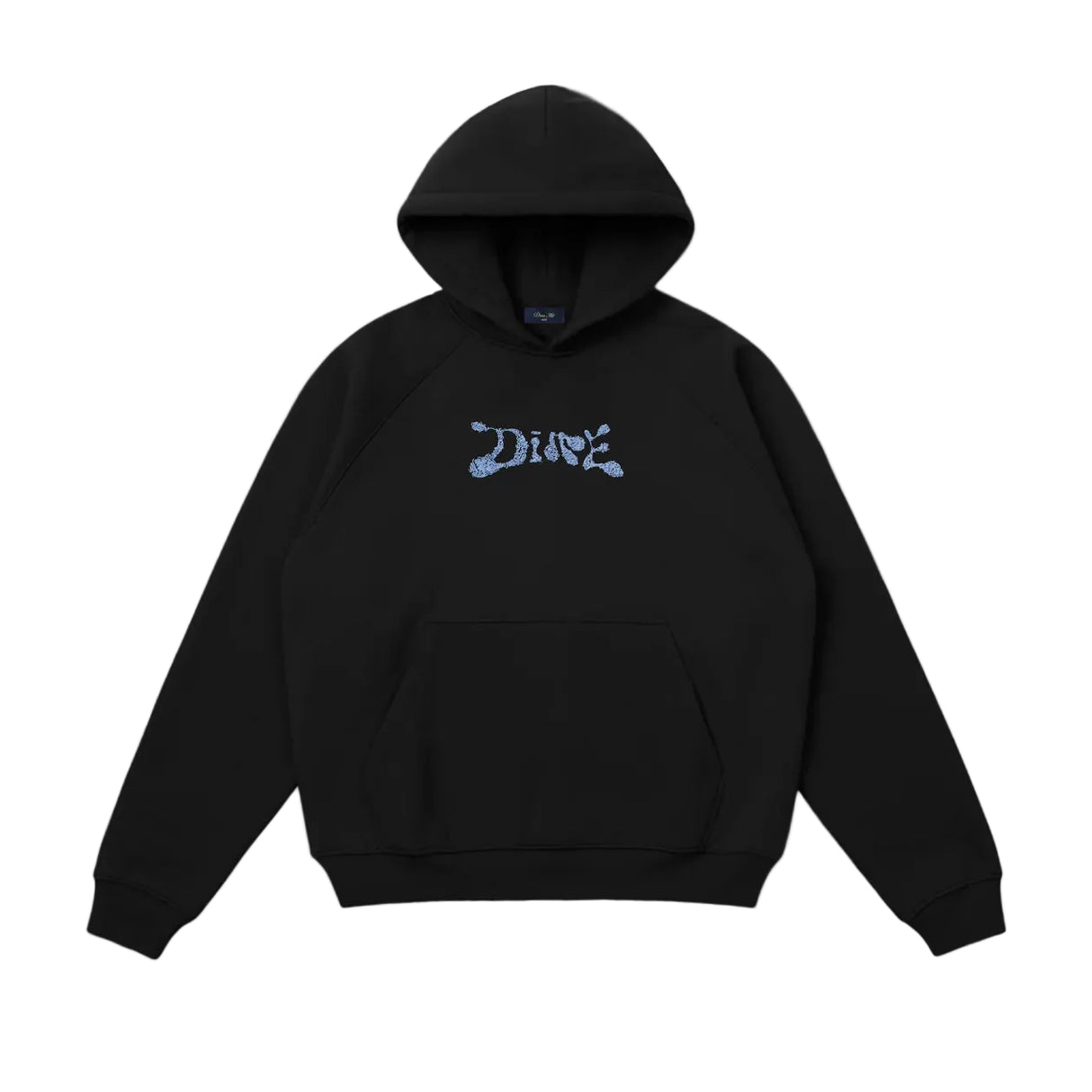 DIME Finger Print Pullover Hoodie Black