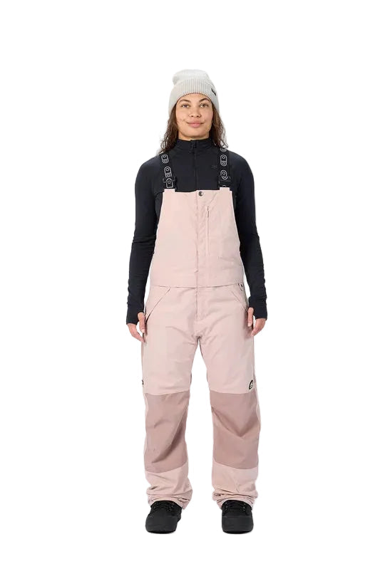 AIRBLASTER Women's Hot Bib Snow Pants Rosewood 2027 Women's Snow Bib Pants Airblaster