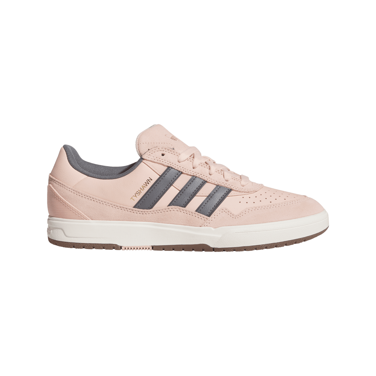 ADIDAS Tyshawn II Shoes Blush Pink/Grey Five/Chalk White Men's Skate Shoes Adidas
