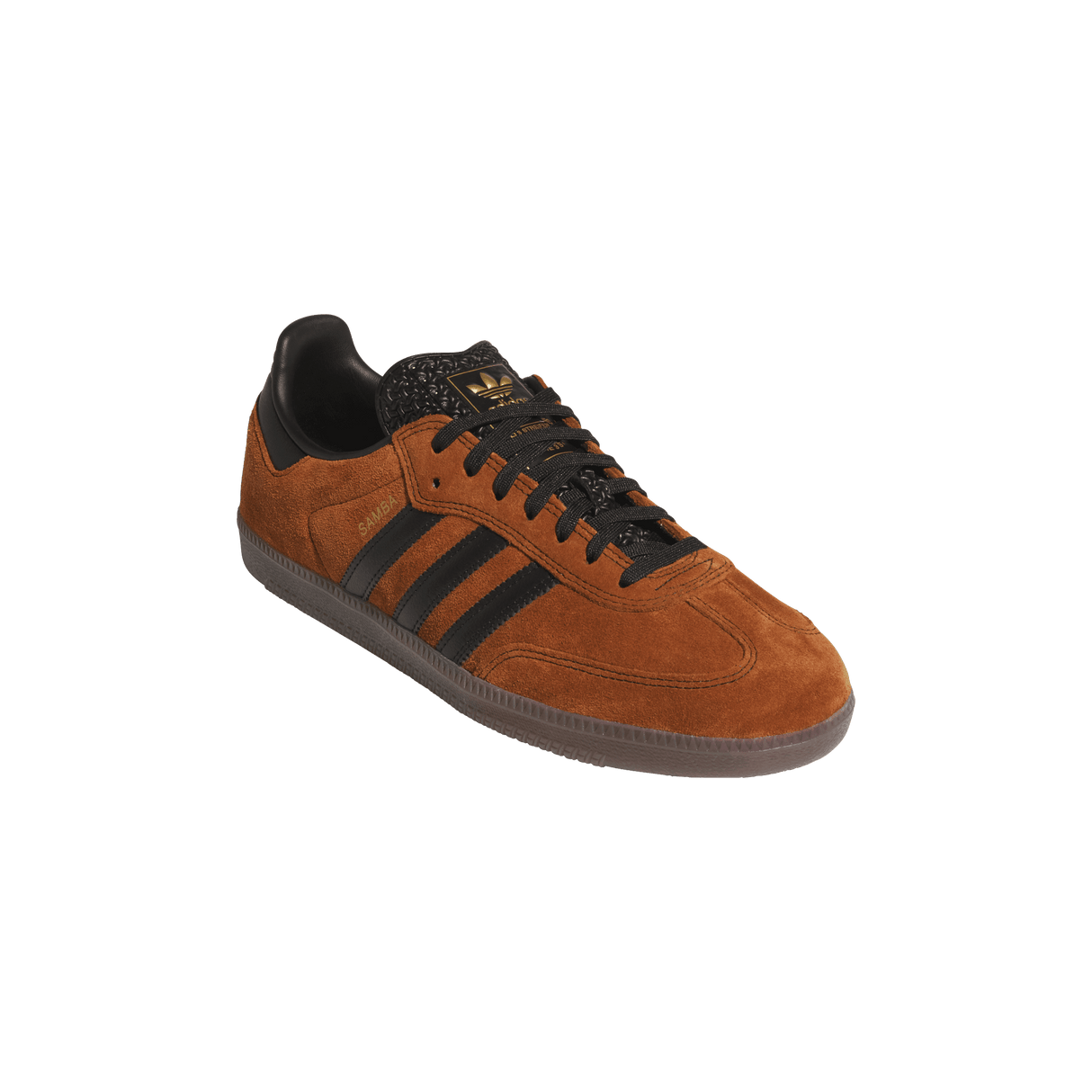 ADIDAS Samba ADV Shoes Dusky Bronze/Core Black/Gum Men's Skate Shoes Adidas