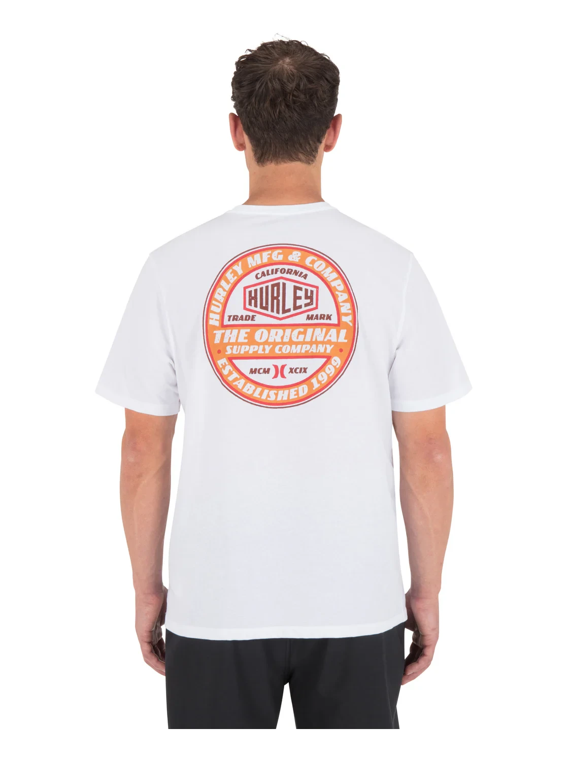 HURLEY The Original T-Shirt White Men's Short Sleeve T-Shirts Hurley