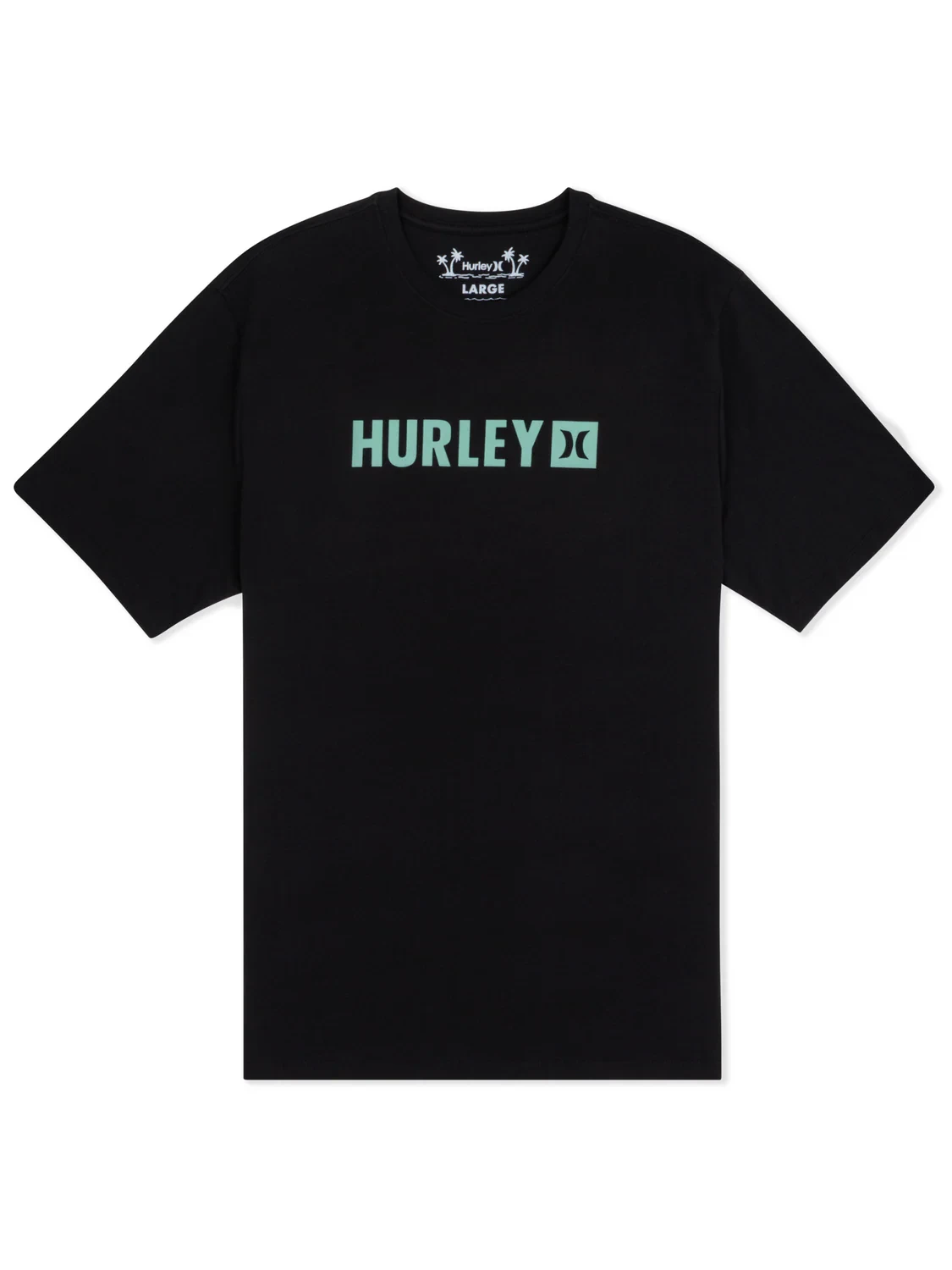 HURLEY The Box T-Shirt Black Men's Short Sleeve T-Shirts Hurley