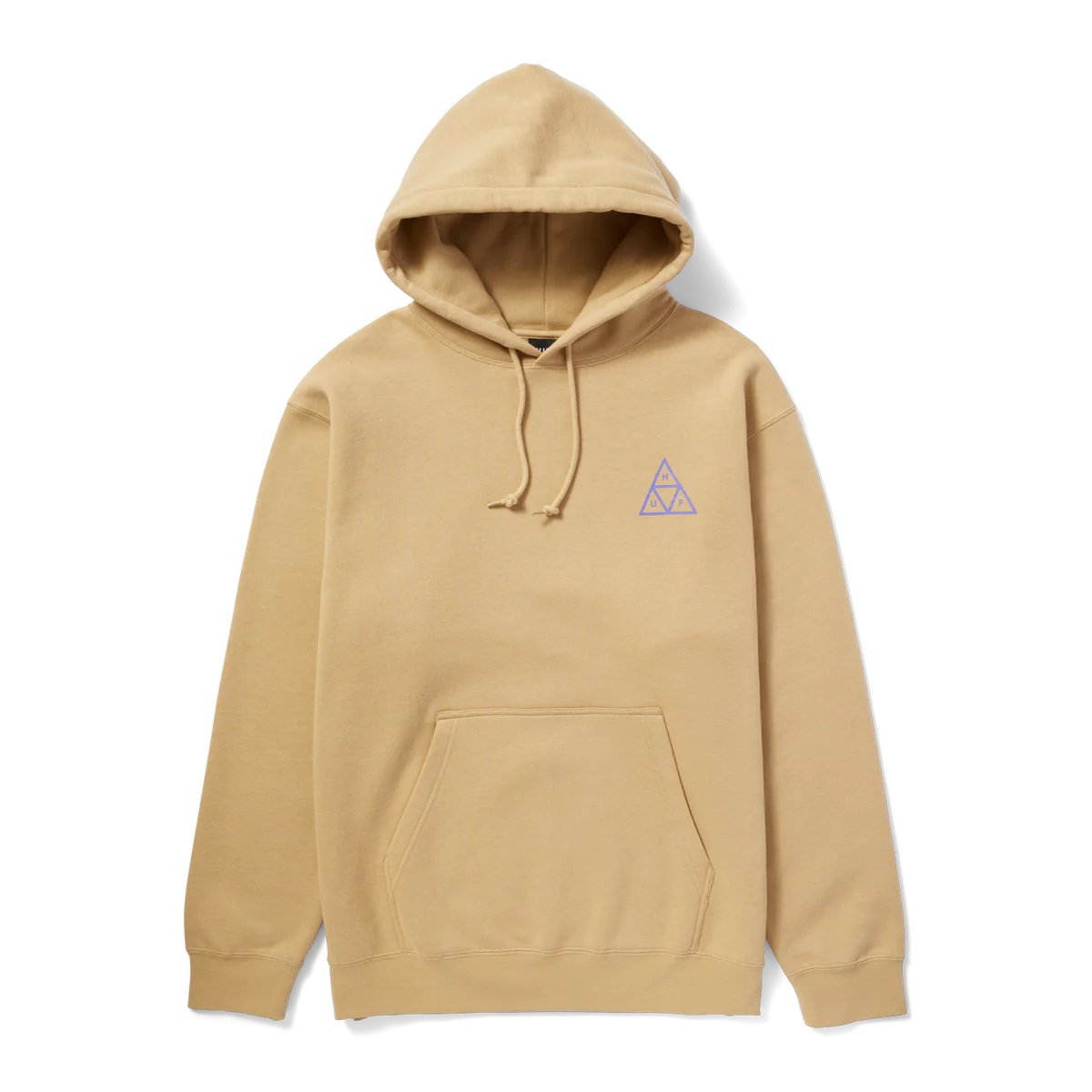 HUF Set Triple Triangle Pullover Hoodie Oatmeal Men's Pullover Hoodies huf 