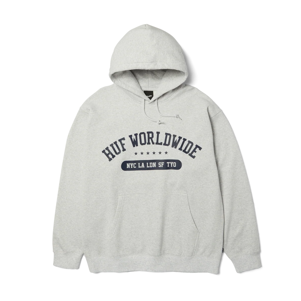 HUF U Pullover Hoodie Heather Gray Men's Pullover Hoodies Huf