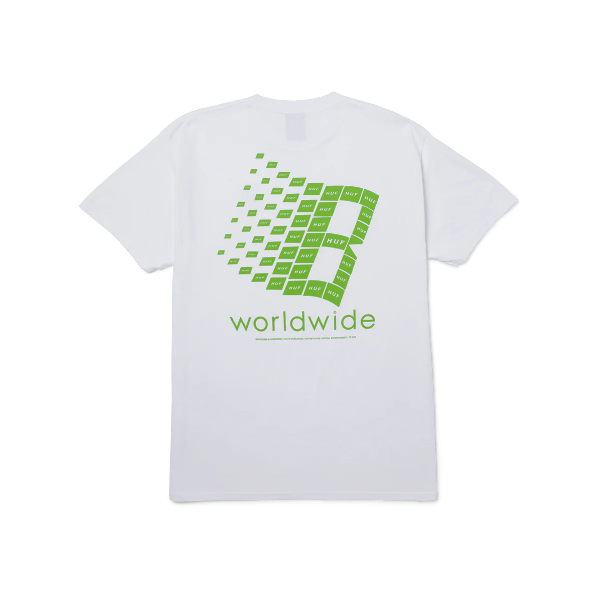 HUF X BRONZE T-Shirt White Men's Short Sleeve T-Shirts Huf