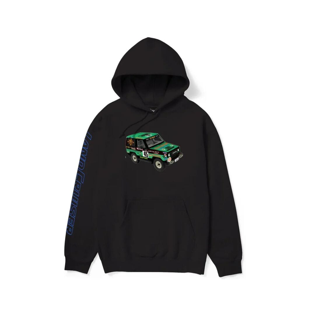 HUF X Toyota Sahara Rally Hoodie Black Men's Pullover Hoodies Huf