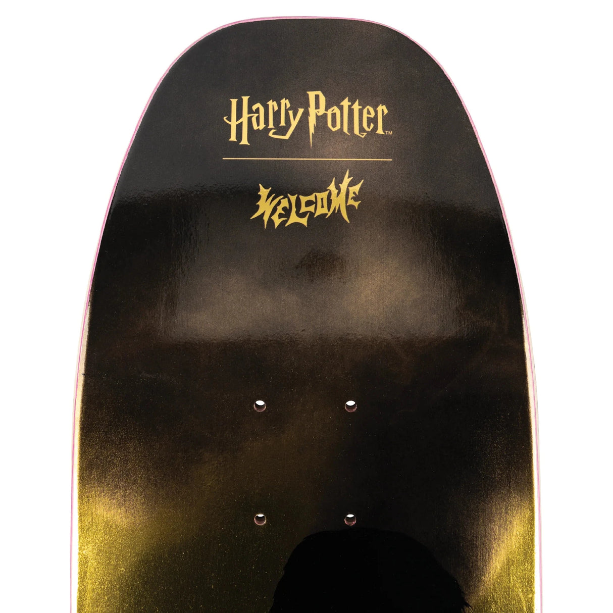 WELCOME Harry Potter X Welcome Seeker On Nimbus 5000 Gold Foil 8.75 Skateboard Deck Skateboard Decks Welcome