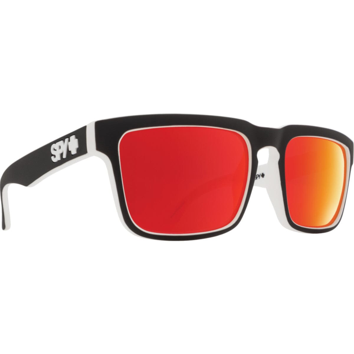 SPY Helm Whitewall - Happy Grey Green with Red Spectra Mirror Sunglasses Sunglasses Spy