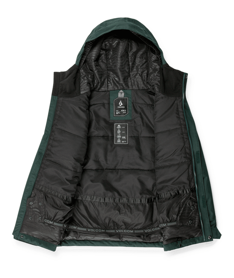 VOLCOM Youth Stone.91 Insulated Snowboard Jacket Scarab 2025 Youth Snow Jackets Volcom