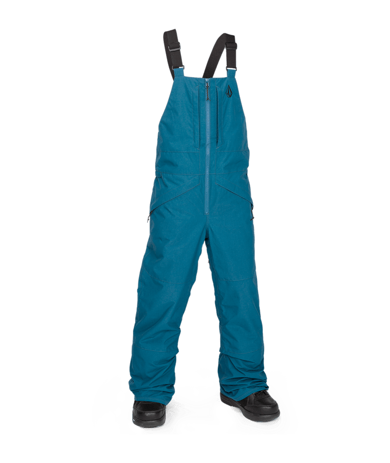 VOLCOM Youth Barkley Bib Overall Snowboard Pants Cobalt 2025 Youth Snow Pants Volcom