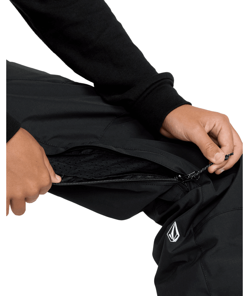 VOLCOM Youth Barkley Insulated Bib Snow Pants Black 2026 Youth Snow Pants Volcom