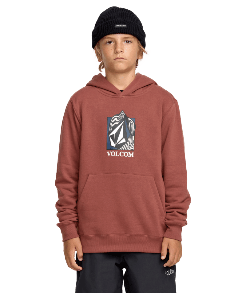 VOLCOM Youth Essentials Pullover Hoodie Henna Boy's Pullover Hoodies Volcom
