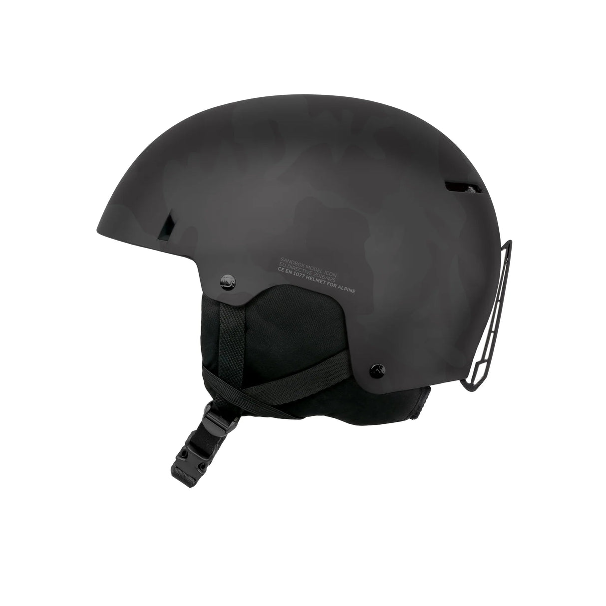 SANDBOX Icon Snow Helmet Black Camo Women's Snow Helmets Sandbox