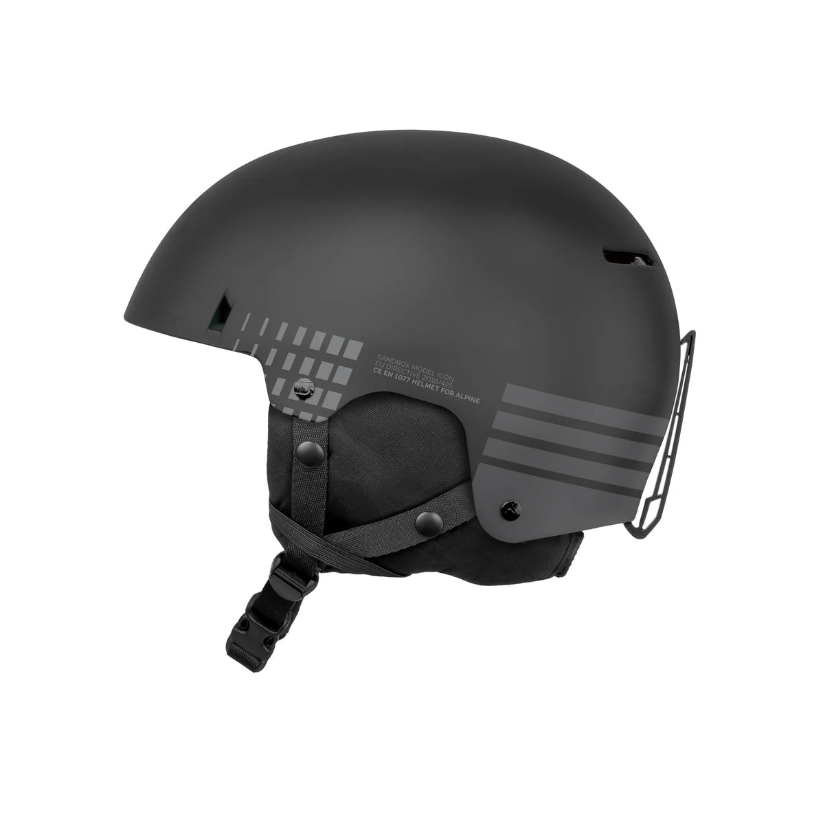 SANDBOX Icon Snow Helmet Grey Team Women's Snow Helmets Sandbox