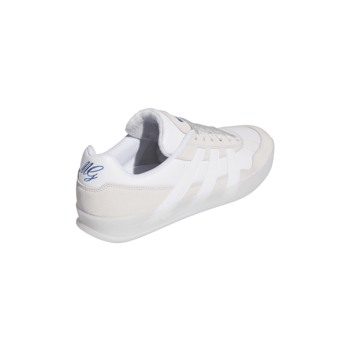 ADIDAS Aloha Super Shoes Crystal White/Cloud White/Blue Bird Men's Skate Shoes Adidas