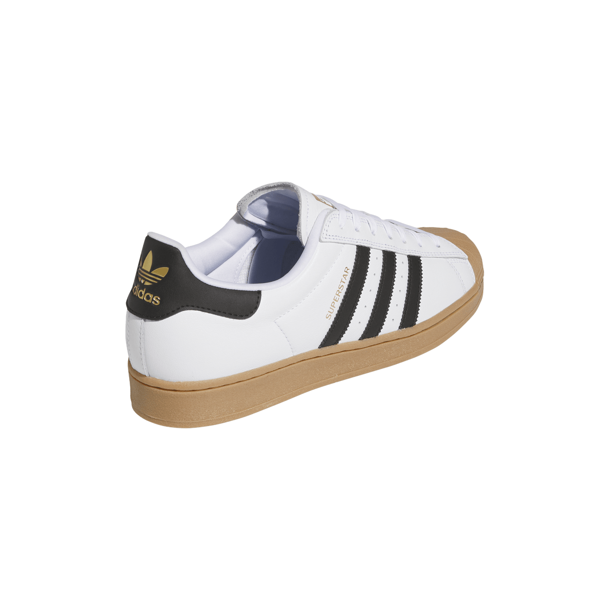 ADIDAS Superstar ADV Shoes Cloud White/Core Black/Gum Men's Skate Shoes Adidas