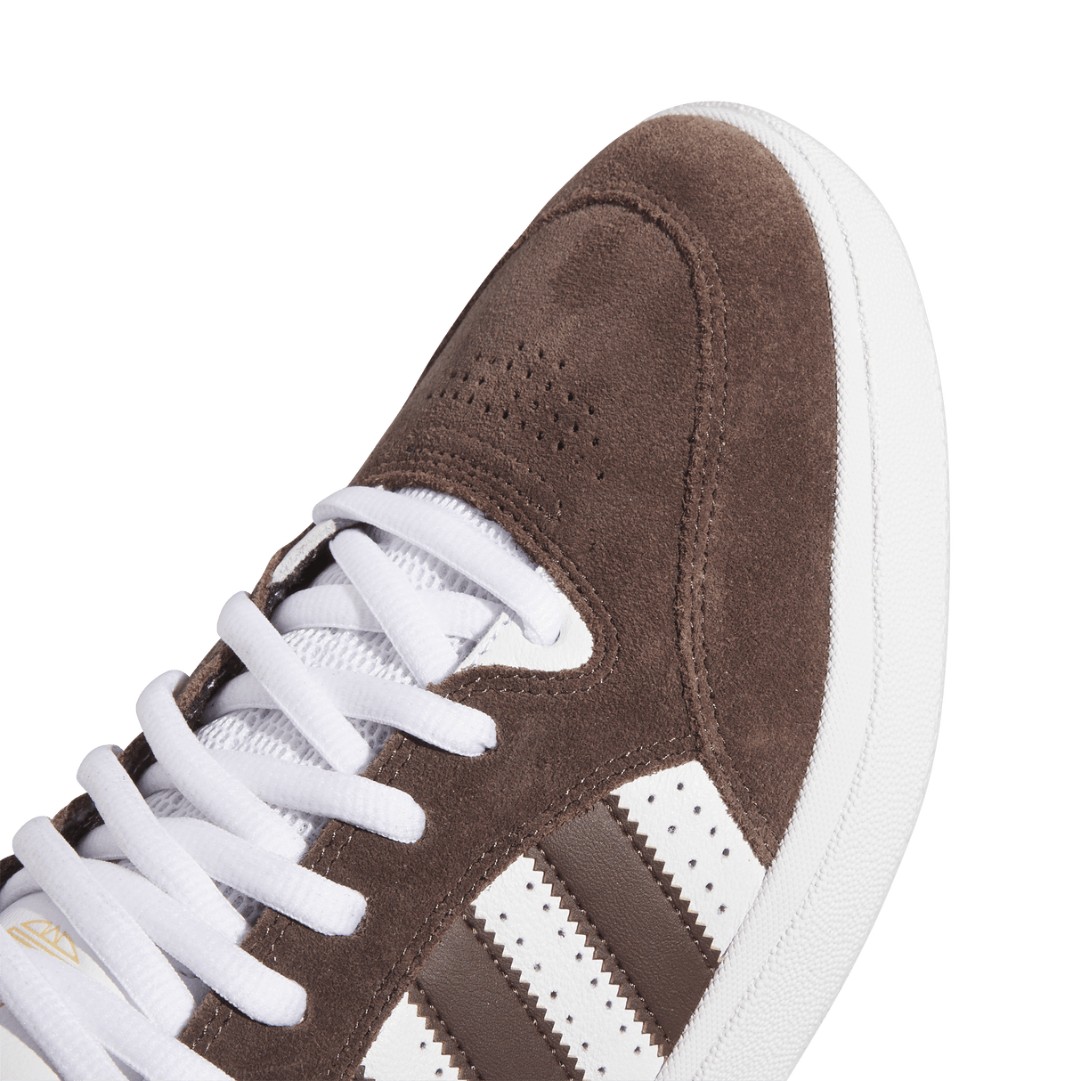 ADIDAS Tyshawn Low Shoes Brown/Cloud White/Gold Metallic Men's Skate Shoes Adidas