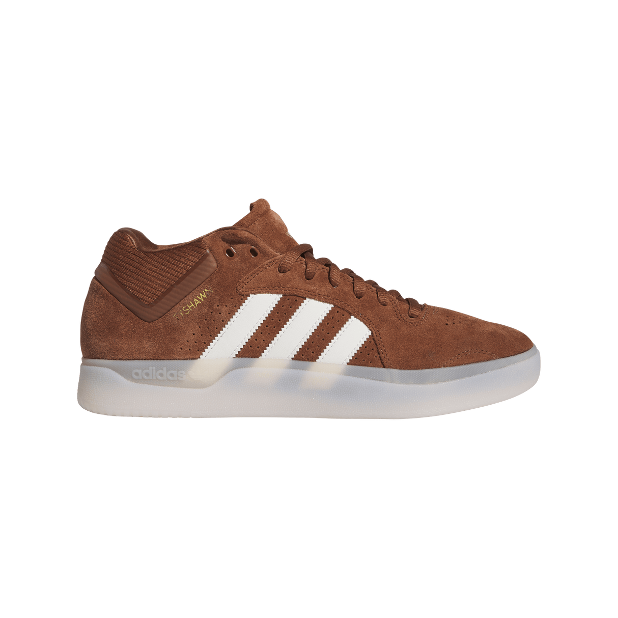 ADIDAS Tyshawn Remastered Shoes Preloved Brown/Cloud White/Gold Metallic Men's Skate Shoes Adidas