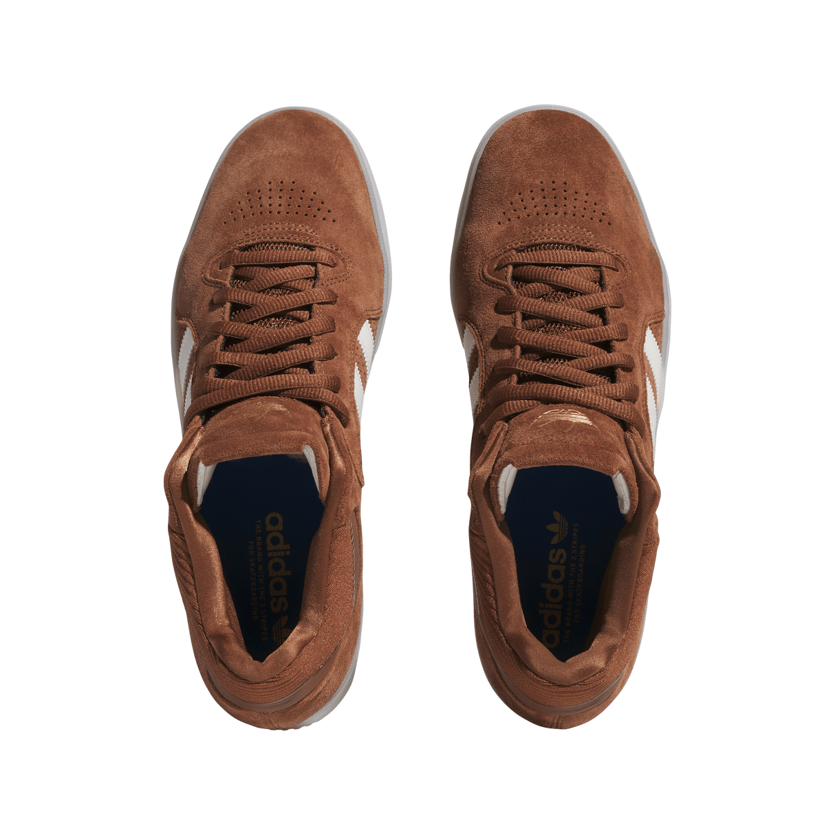 ADIDAS Tyshawn Remastered Shoes Preloved Brown/Cloud White/Gold Metallic Men's Skate Shoes Adidas