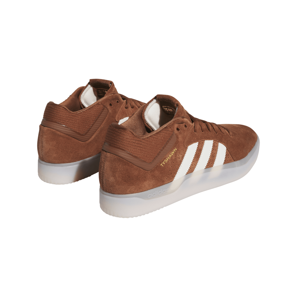 ADIDAS Tyshawn Remastered Shoes Preloved Brown/Cloud White/Gold Metallic Men's Skate Shoes Adidas