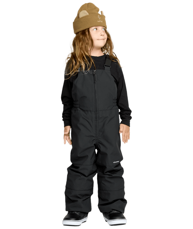 VOLCOM Toddler Little Flurry Insulated Bib Snow Pants Black 2026 Toddler Outerwear Volcom