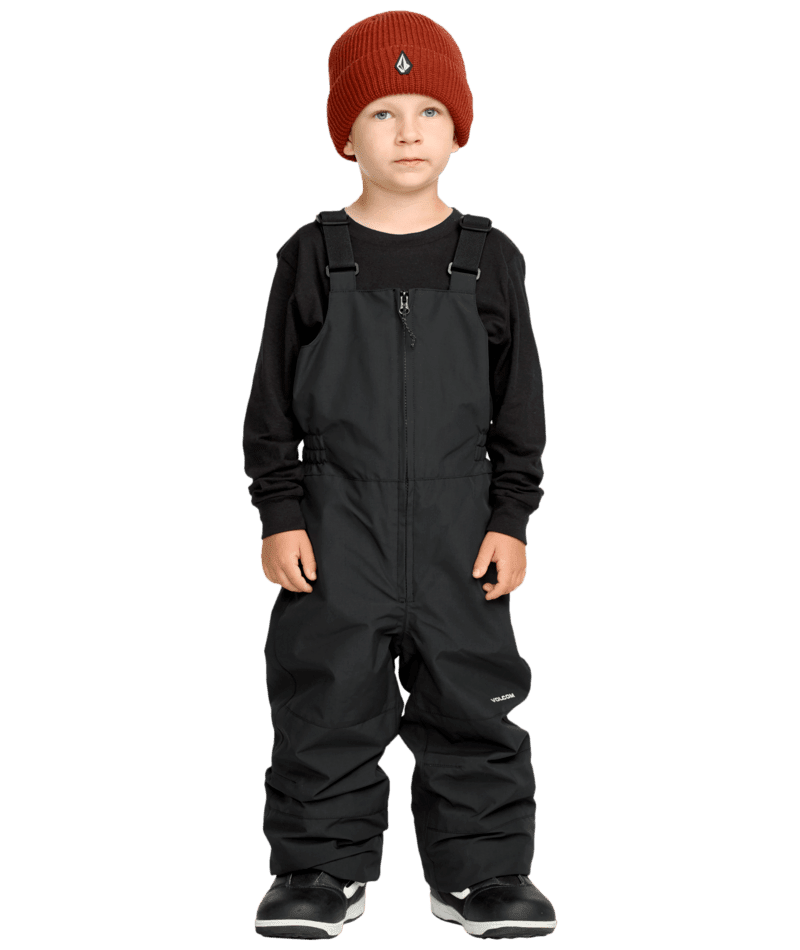 VOLCOM Toddler Little Flurry Insulated Bib Snow Pants Black 2026 Toddler Outerwear Volcom