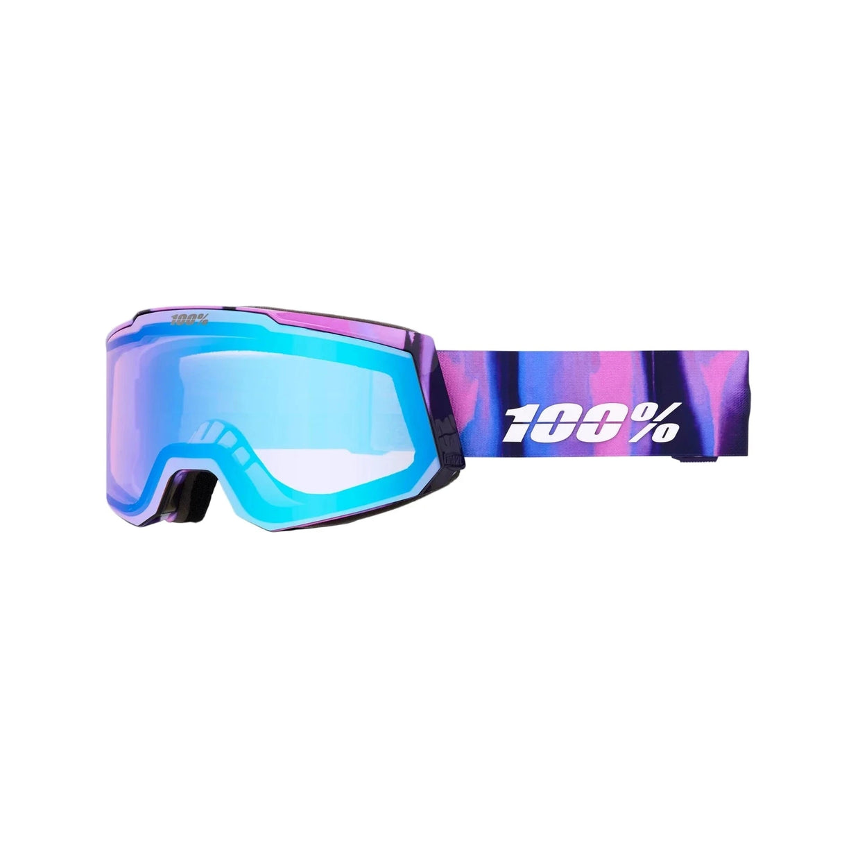 100% Snowcraft S Ink - HiPER Purple Mirror + HiPER Turquoise Mirror Snow Goggle Snow Goggles 100%