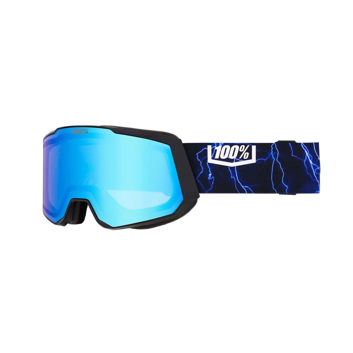 100% Snowcraft XL Clinch - HiPER Black Mirror + HiPER Yellow Gold Mirror Snow Goggle Snow Goggles 100%