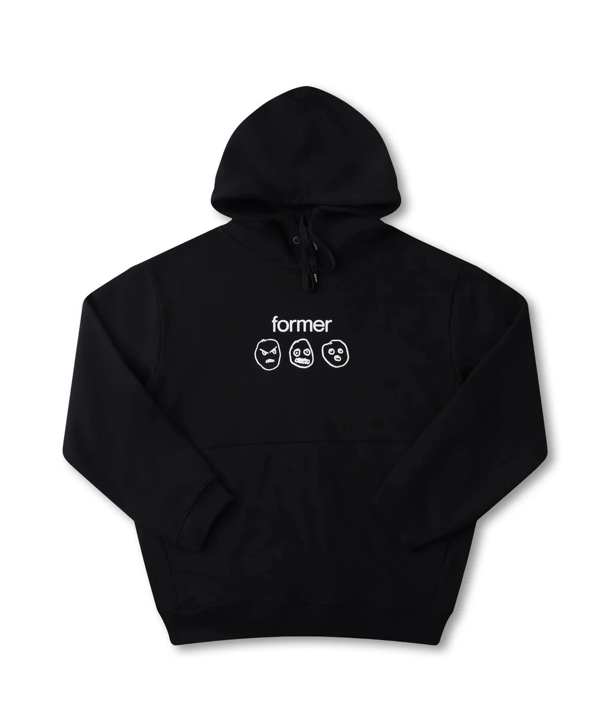 FORMER Oscillating Pullover Hoodie Black Men's Pullover Hoodies Former