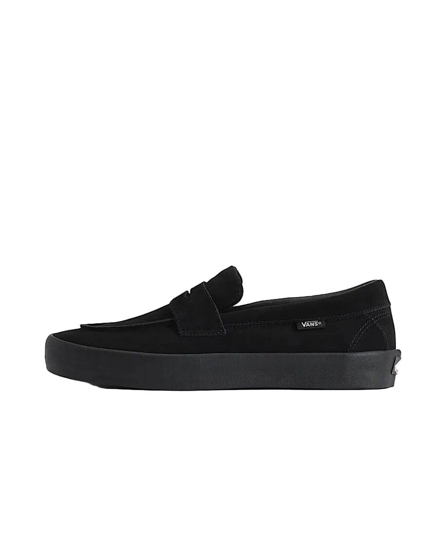 VANS Skate Loafer Shoes Suede Black/Black Men's Skate Shoes Vans