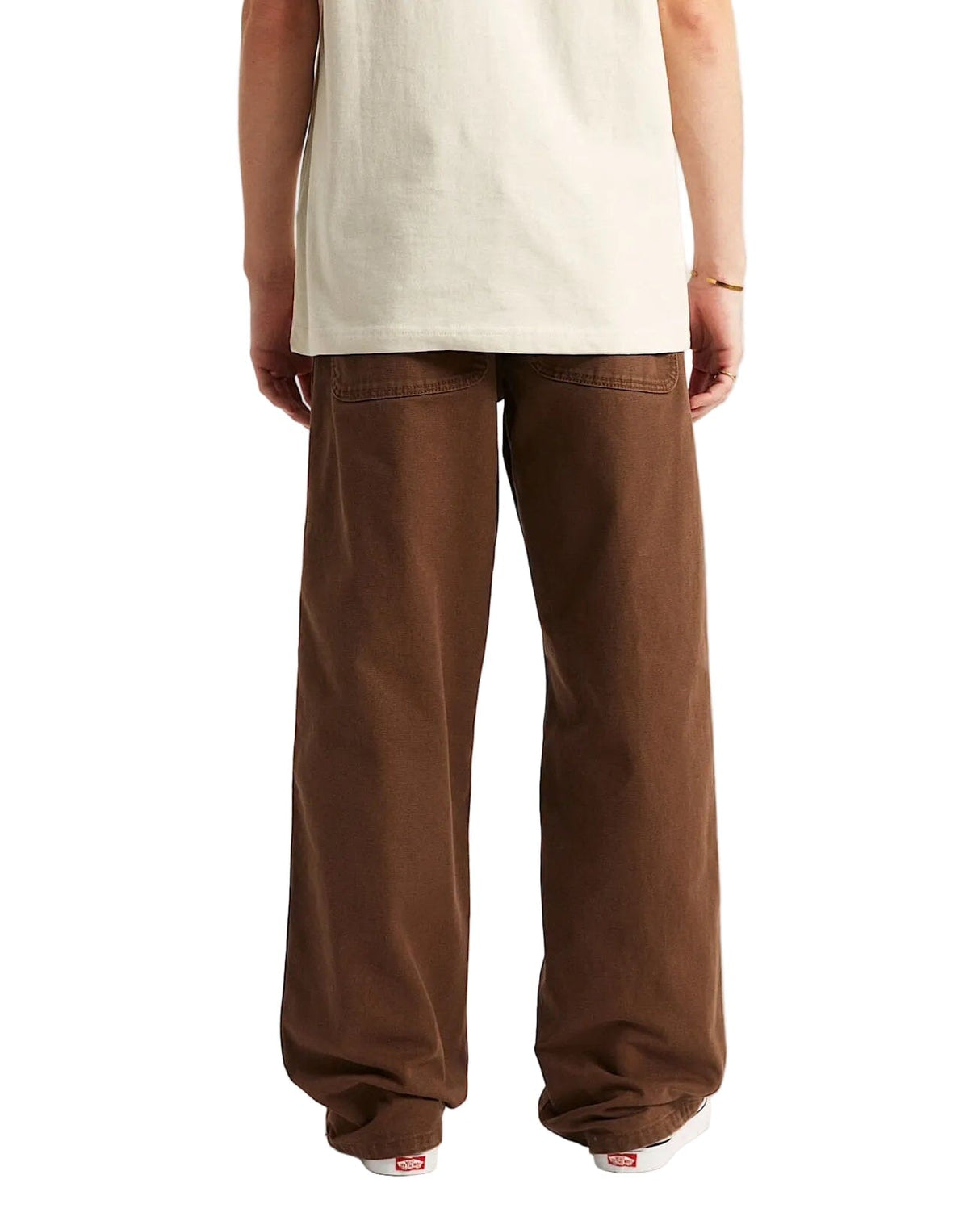 VANS Drill Chore Carpenter Loose Overdye Pant Vintage Cocoa Men's Pants Vans
